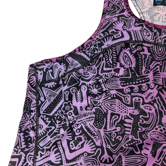 Janji Purple and Black Graphic Tank Top - Picture 2 of 11